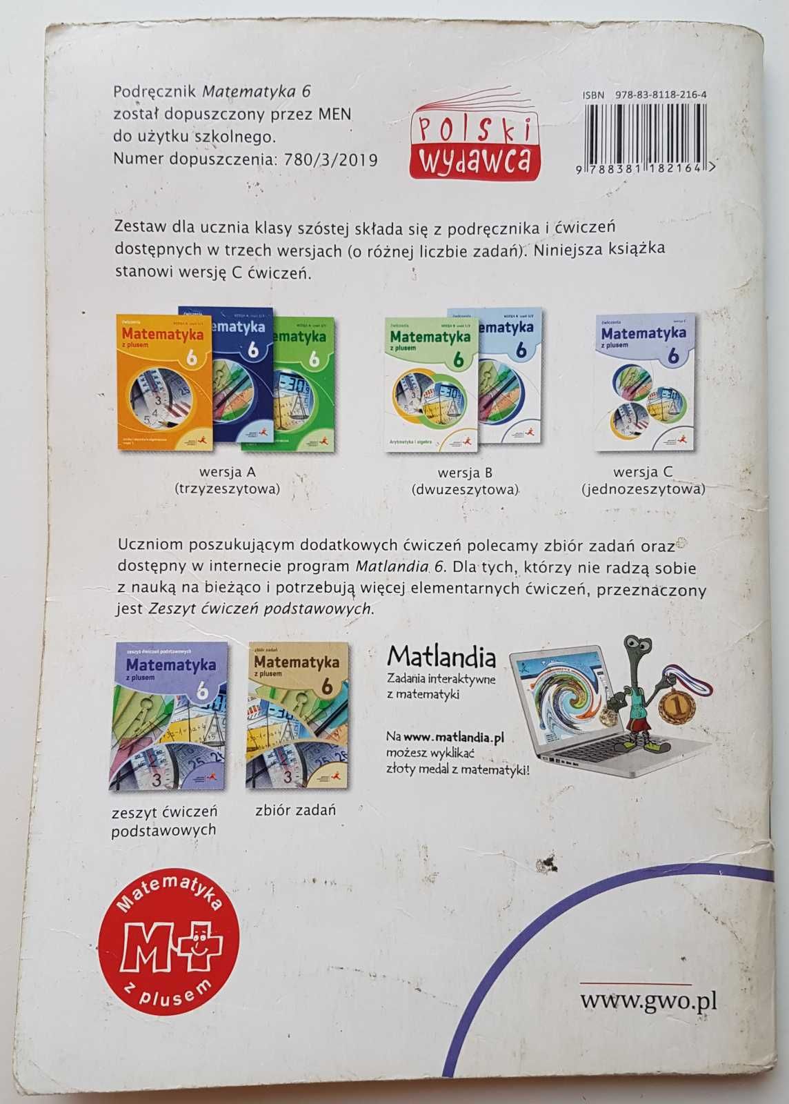 Matematyka z plusem 6 ćwiczenia