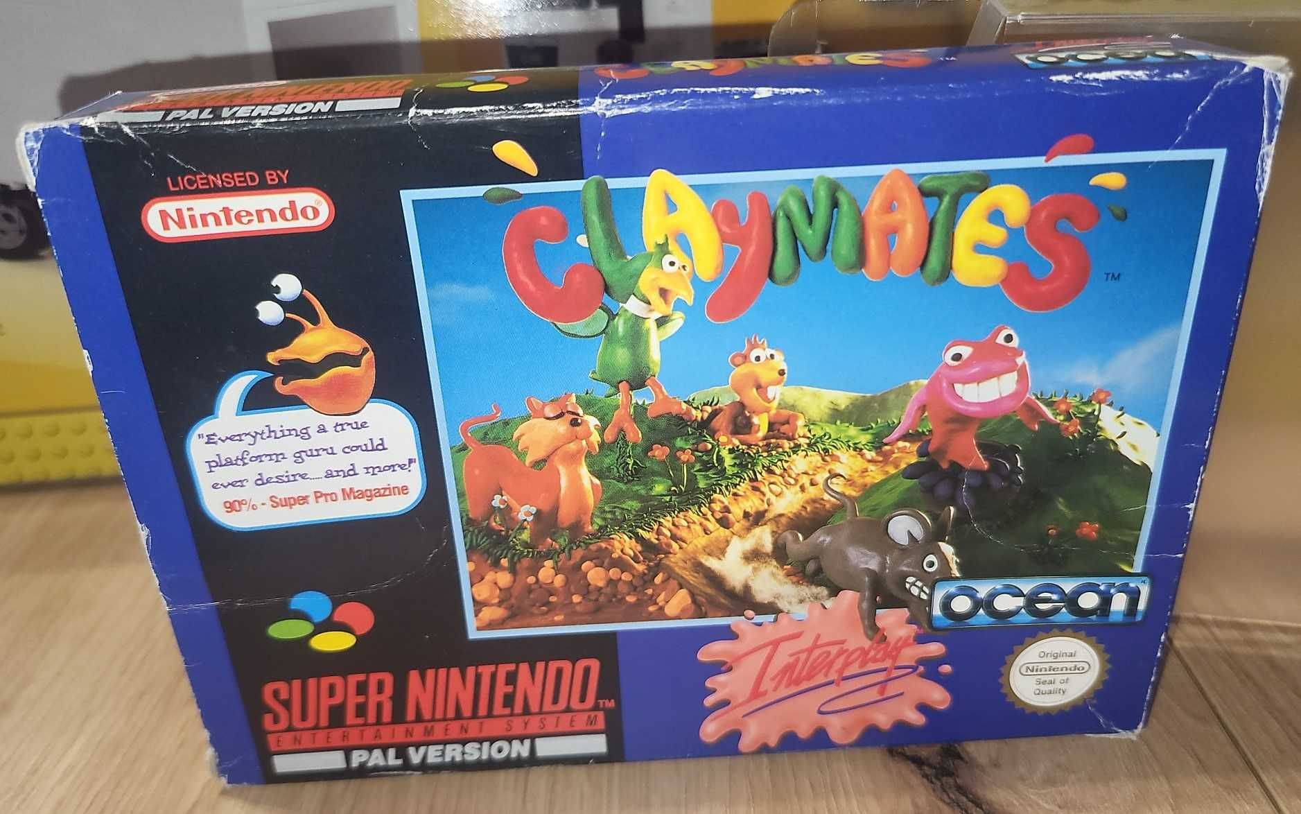 Gra Claymates - NINTENDO SNES - DB+ stan CIB Komplet +Protektor