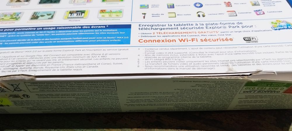 Tablet dla dzieci w języku francuskim-zabawka edukacyjna