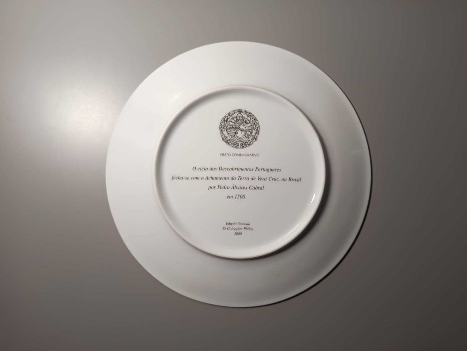 Prato “Chegada à Terra de Vera Cruz”