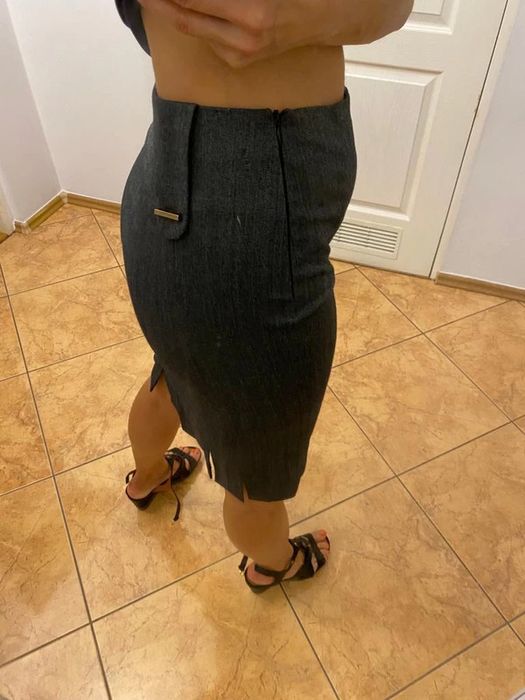 Anna Biagini by Roberta Biagi włoska wełniana spodnica olowkowa 36