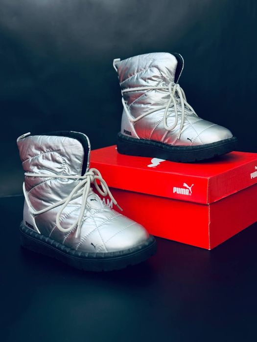Жіночі дутіки Puma Зимові Сноубутси пума женские сапоги пума зима