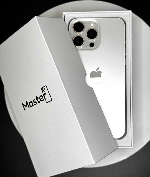 Apple iPhone 15 Pro Max 256gb White Jak Nowy 100% bat 6Msc Gwarancji