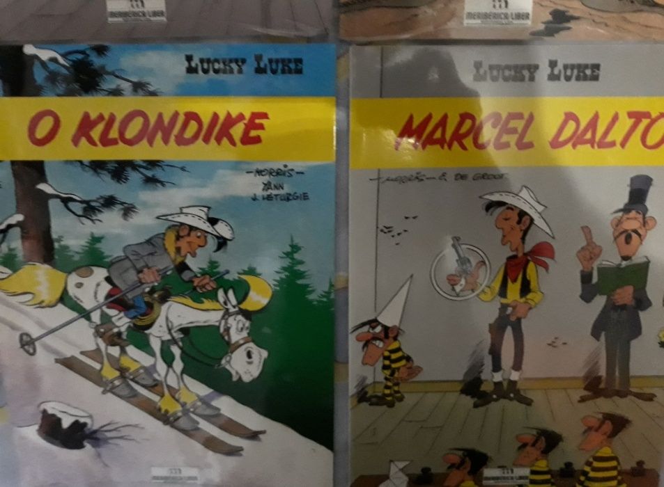 LOTE Lucky Luke 5 magníficos livros novos ainda embalados/ Meriberica