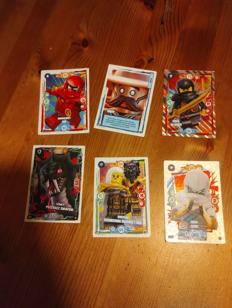 Karty Ninjago - Serie 6, 7, 8, 9 - Puszki na karty