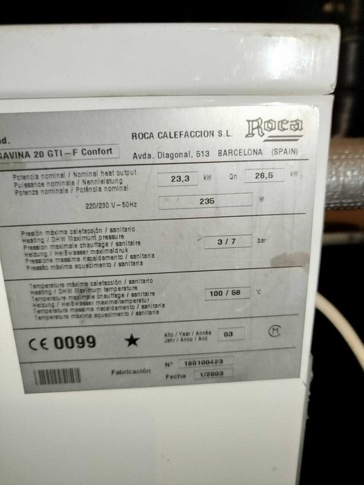 Caldeira a gasóleo ROCA GAVINA Confort