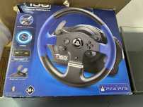 Playstation 4 + Volante e pedais Thrustmaster 150 com suporte e jogos