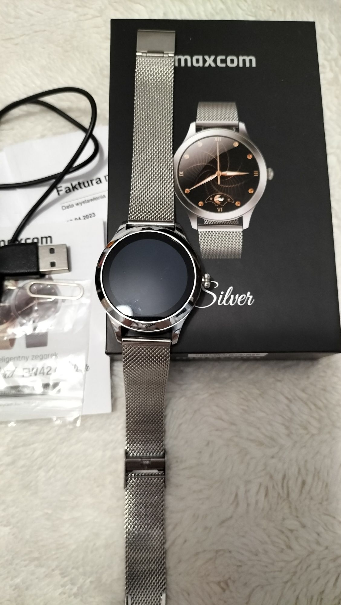 Smartwatch Maxcom FW42 Silver