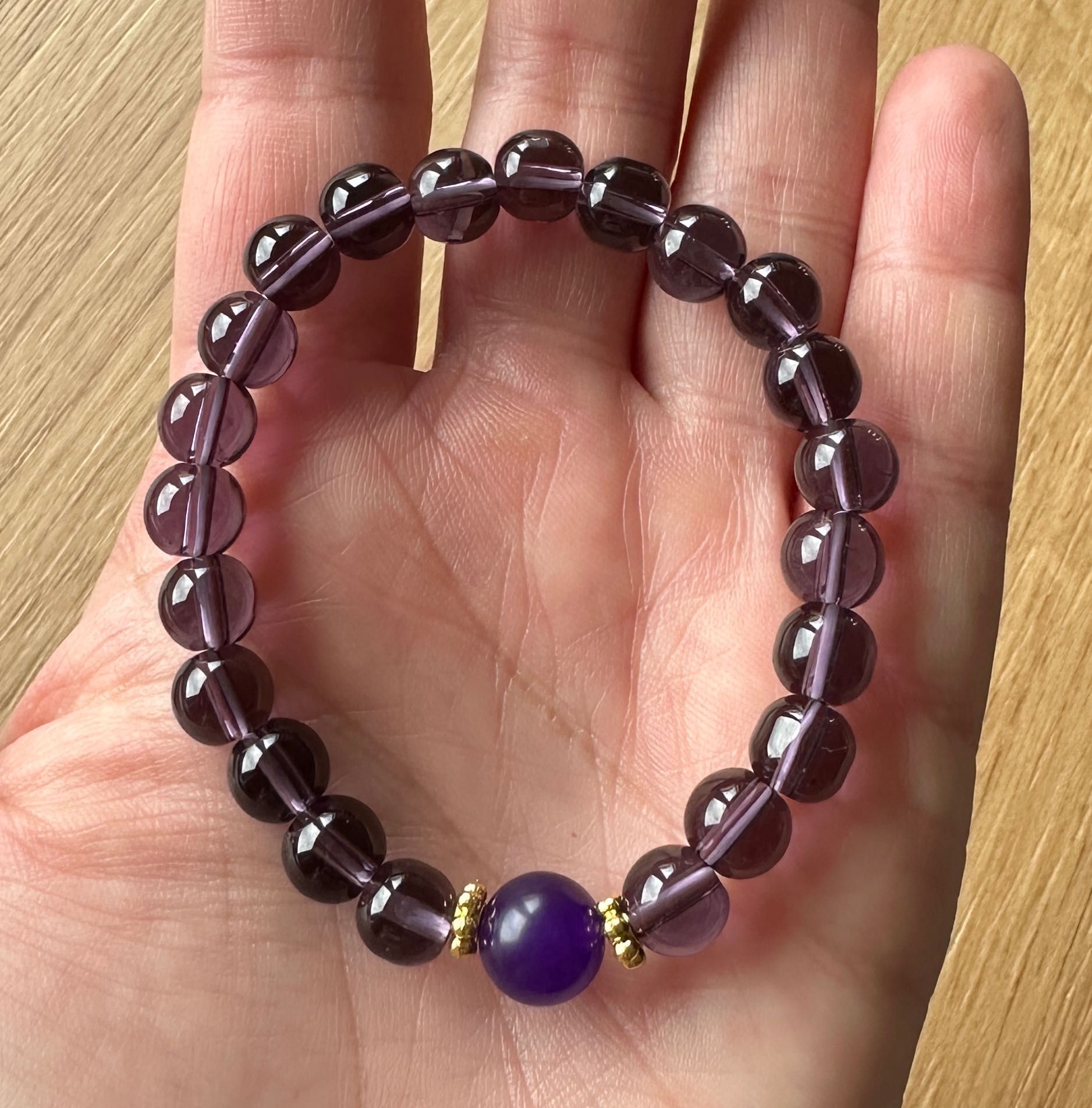 Pulseira Roxa "Protetora Amor"
