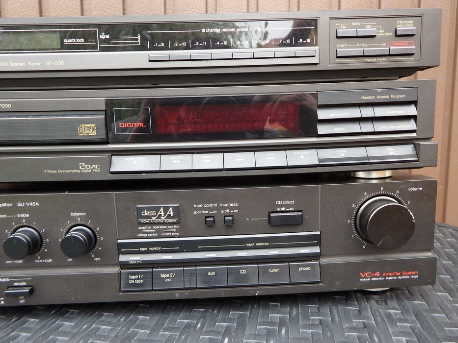 Zestaw Technics wzmacniacz,tuner,cd