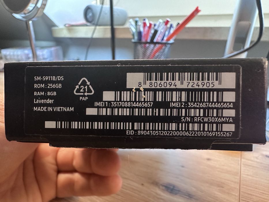 Samsung s23 lawendowy 256GB