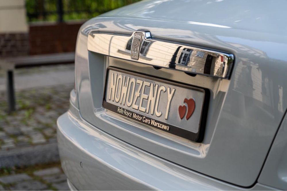 Rolls Royce Ghost wynajem ślub wesele  samochód auto do ślubu