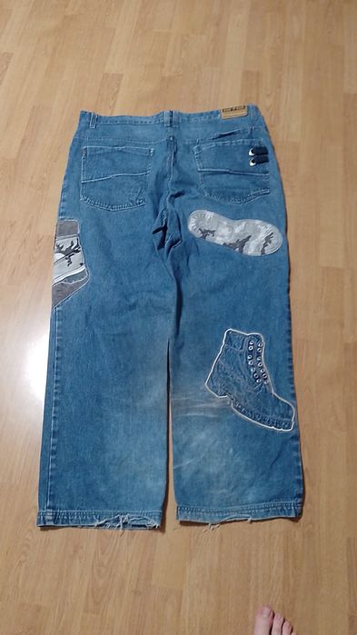 Raw blue jeans y2k rap rocawear southpole