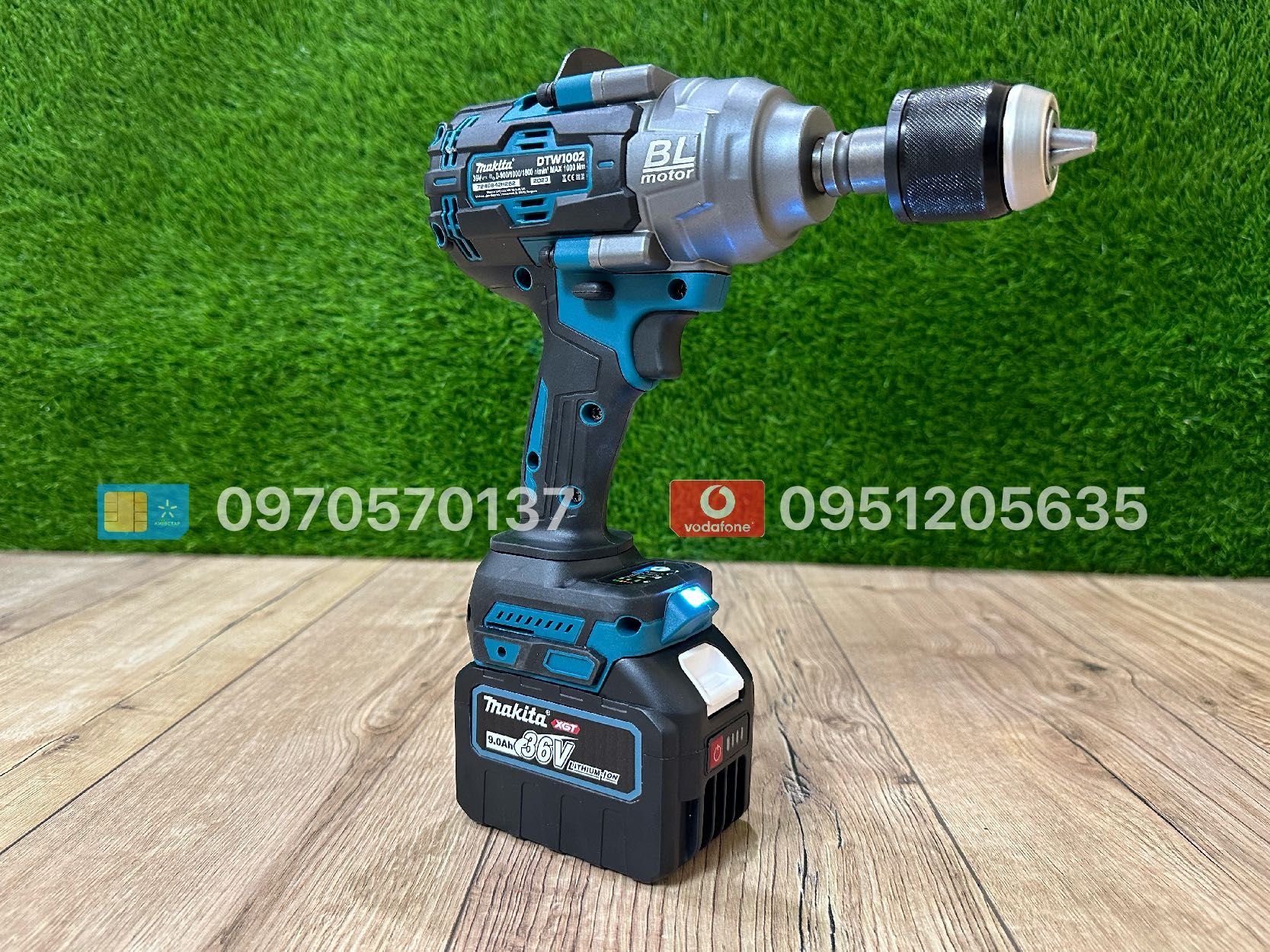 Акумуляторний Гайковерт Makita DTW1002 36V 9Ah підходить для СТО
