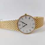 Złoty Audemars Piguet White Roman Dial