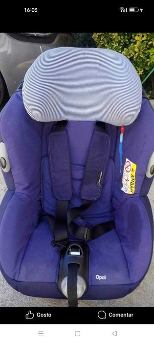 Cadeira auto semi nova