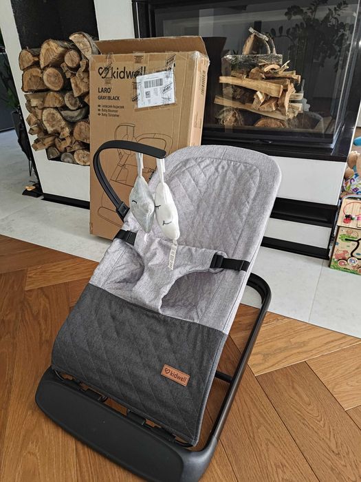 Leżaczek Kidwell Laro Grey/Black