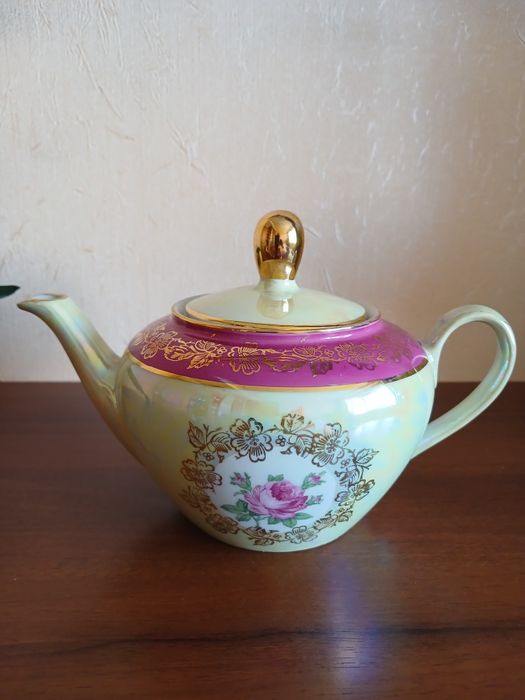 Пpедметы от чайного сeрвизa Роза ,ГДР FORTUNA  конец 1950-1960гг .