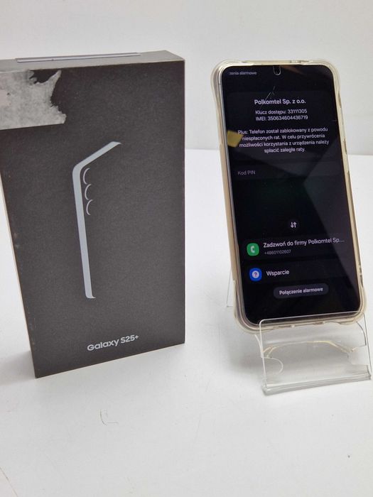 Smartfon Samsung galaxy s25+ 5G 12/256GB Silver Shadow