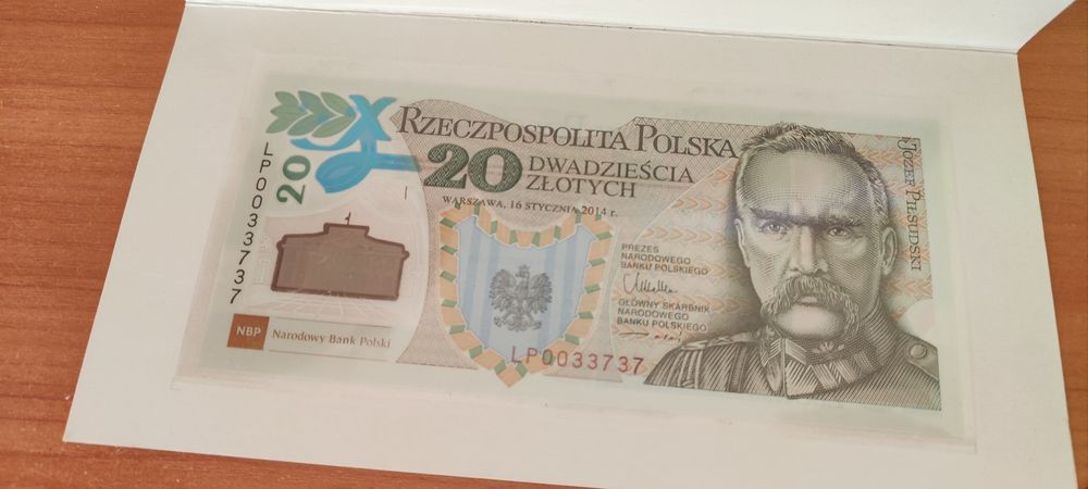 Banknot kolekcjonerski 20 zł legiony polskie