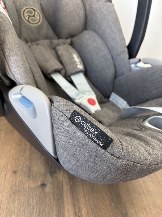 Ovo Cybex Cloud Z Cinzento usado + adaptadores para carrinho