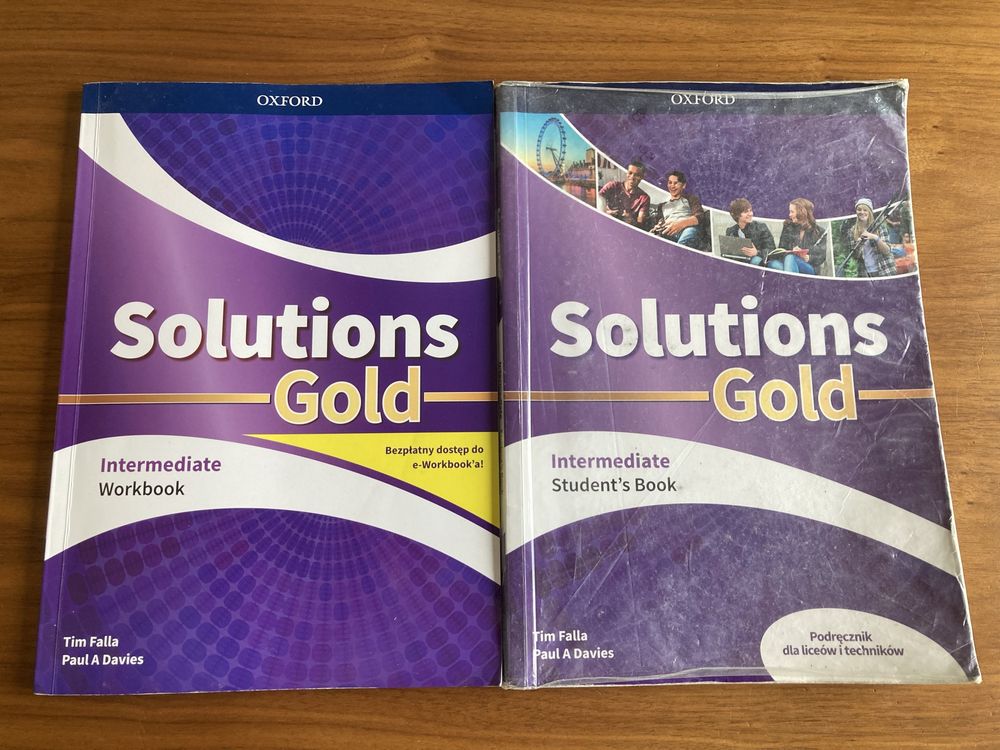 Solutions gold, Tim Falla, Paul A Davies podręcznik i ćwiczenia