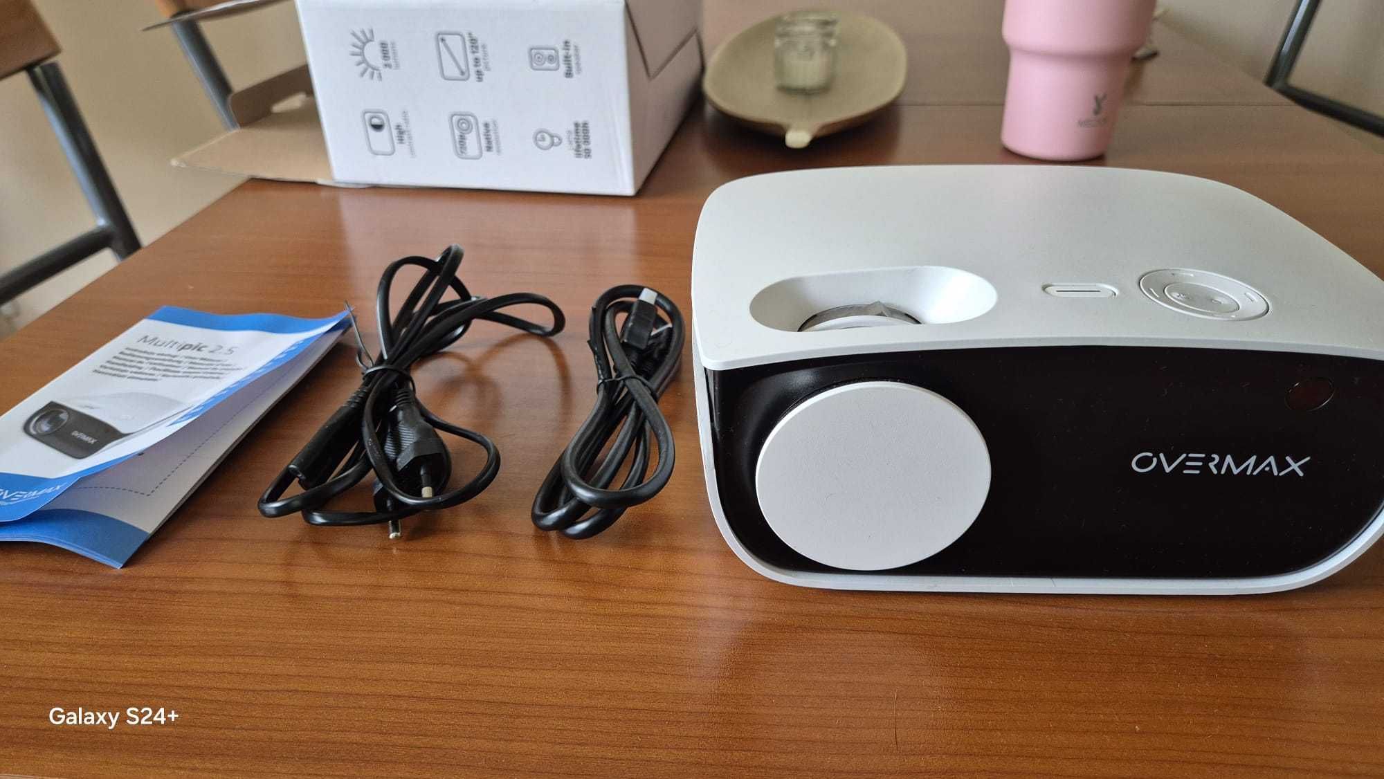 Projektor Overmax Multipic 2.5 + Statyw Hama Mini – Jak Nowy!