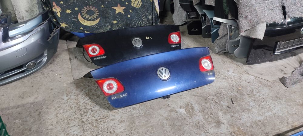 Кришка багажника Пасат Б6 седан LC9X та LD5Q синій чорний колір б6