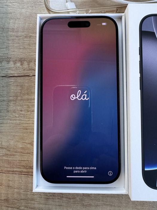 Iphone 16 pro 128 GB com caixa e fatura Black Titanio