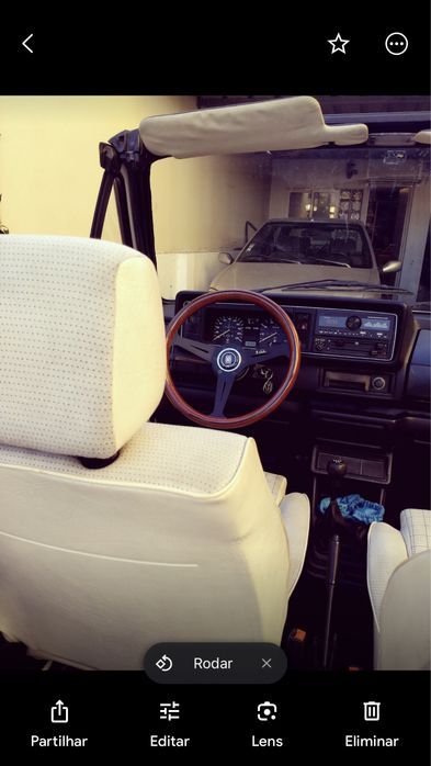 Vw MK1 cabrio 1.6 troco por jipe