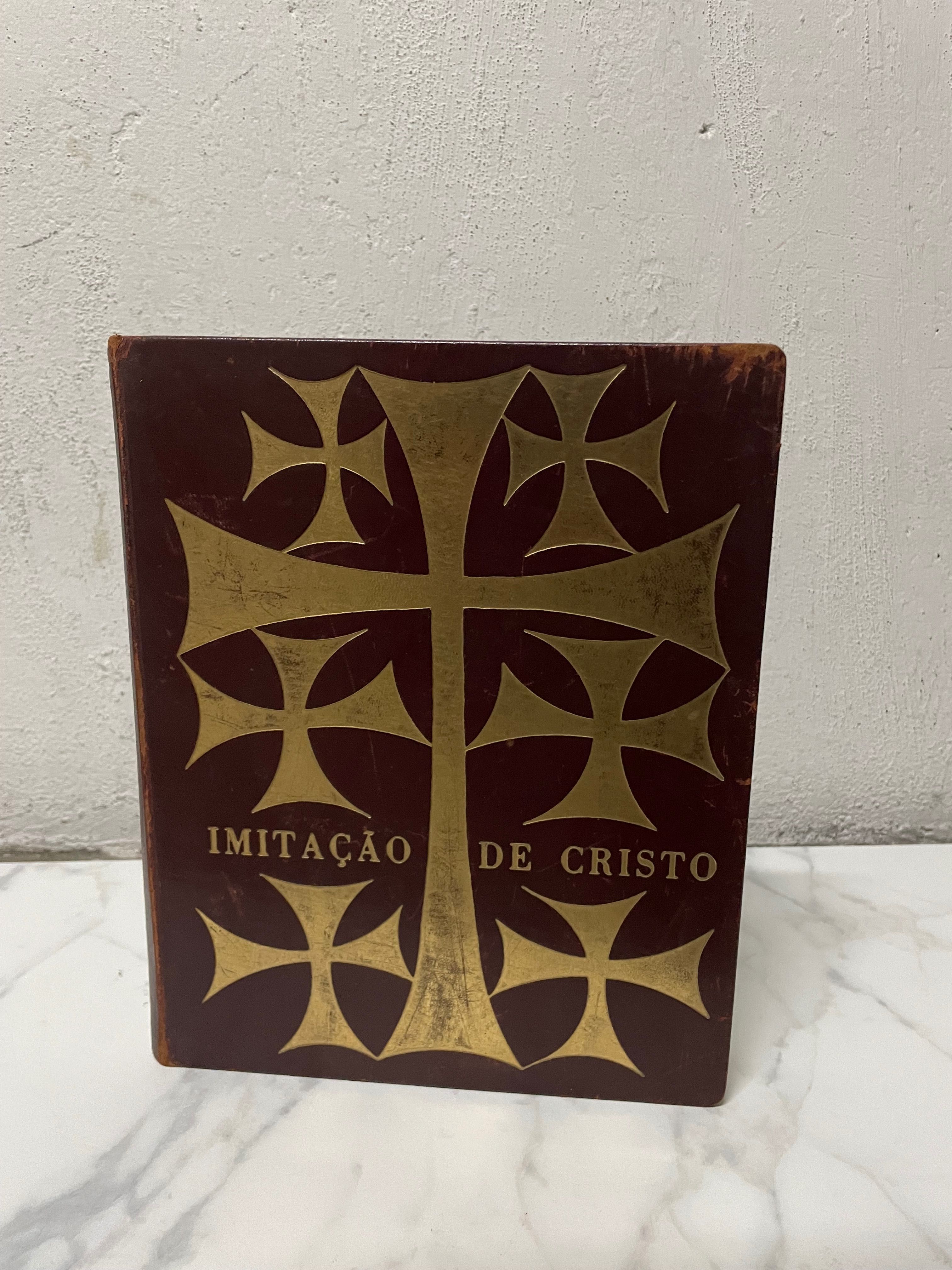 Livro antigo Imitação de Cristo