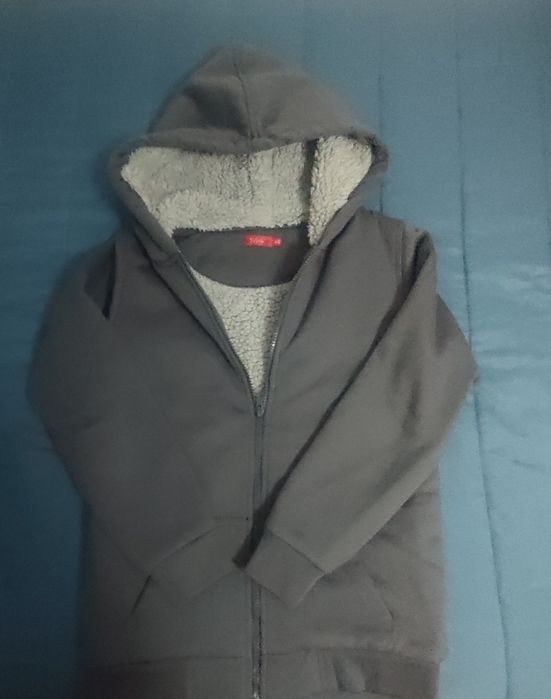 Casaco polar com pelo