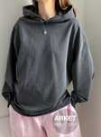 Bluza dresowa z kapturem washed grey 38 & Other Stories szara kangurka