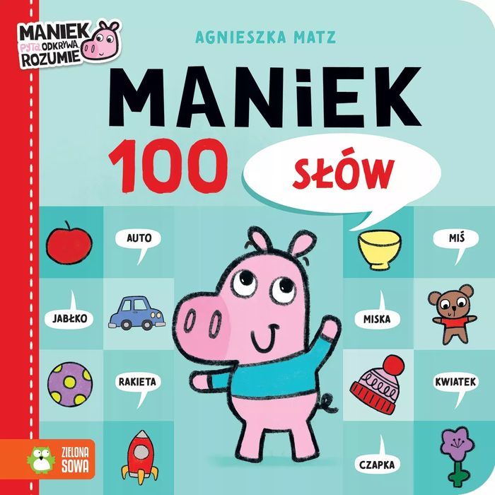 Maniek. 100 Słów Zielona Sowa