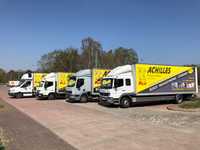 ACHILLES Przeprowadzki Transport Magazynowanie Storage garaż meblowozy