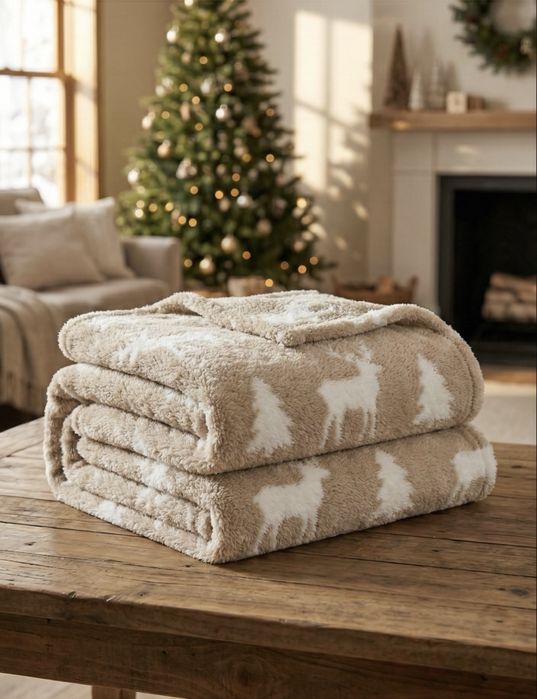 Koc świąteczny Home&You Deerito