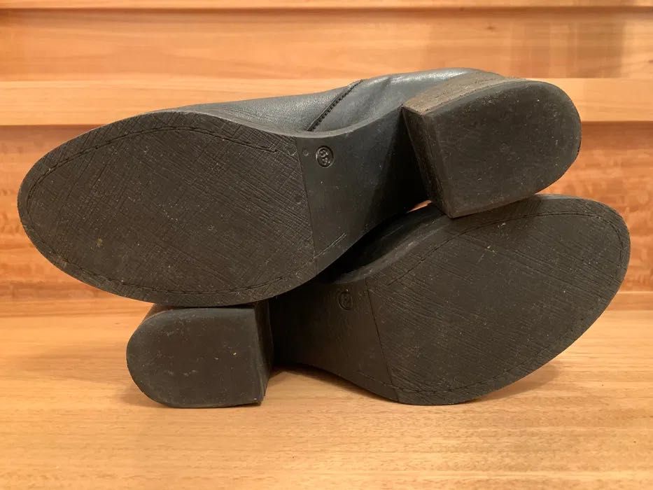 Botas em pele pretas - Manuel Alves