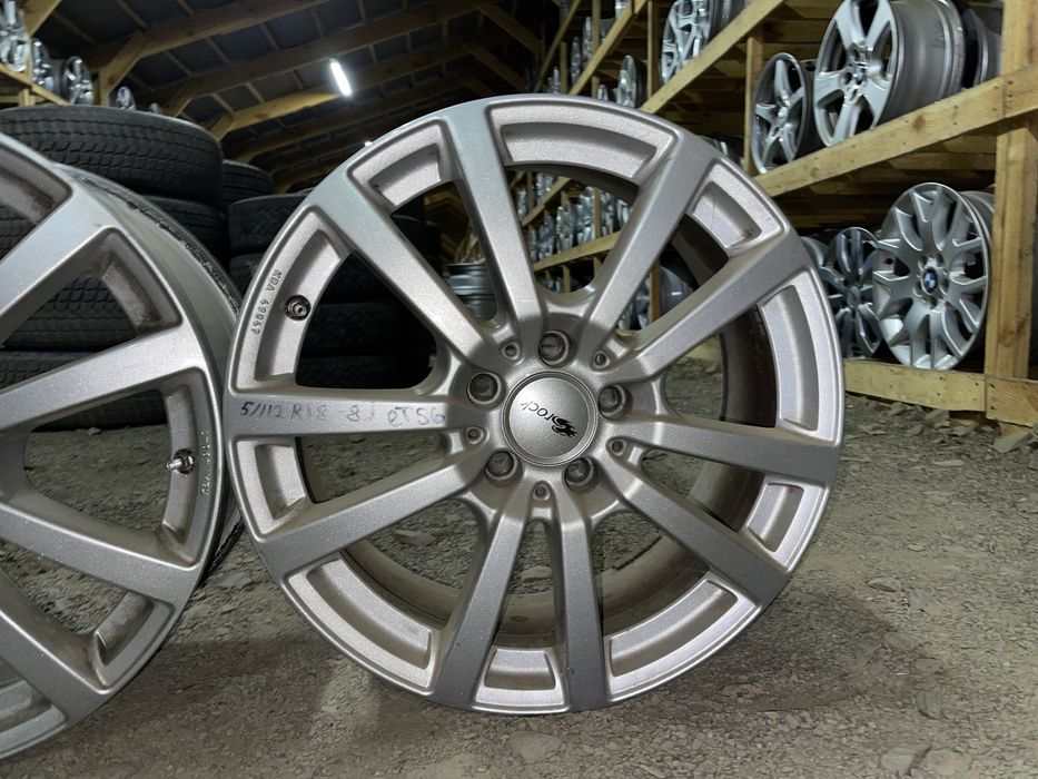 Німецькі універсальні диски BROCK 5/112 R18 8J ET56 ідеал 4шт