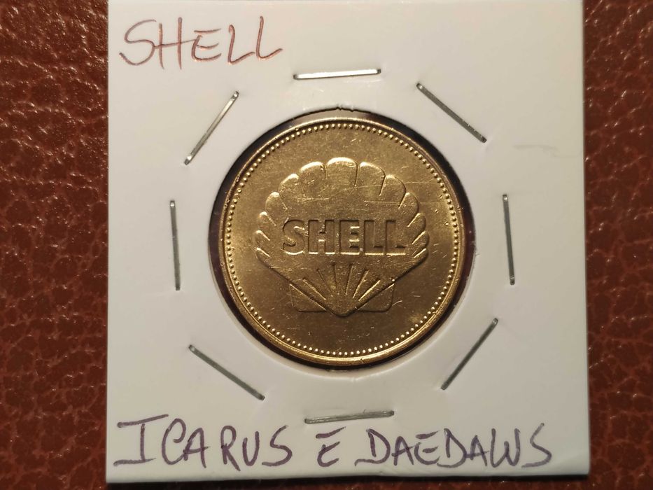 Medalha / token da Shell - Icarus e Daedalus