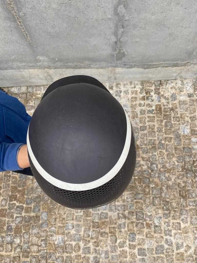 Toque equitação, criança