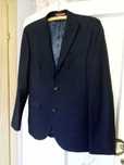 Jak NOWA next marynarka męska garnitur 38r slim fit granatowa M 48