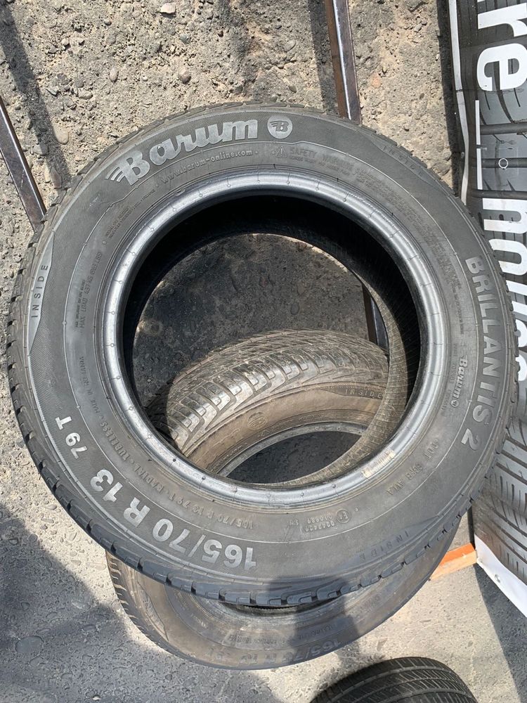 Шини 165/70 R13 пара Barum 2021p літо 6,6мм