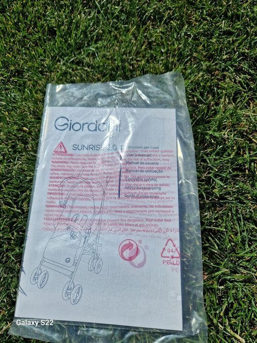 Włoski wózek spacerowy Giordani Sunrise 2.0,  jak nowy używany 4 dni