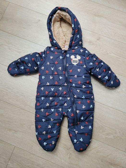 Zimowy kombinezon niemowlęcy rozm. 62 myszka mickey NOWY