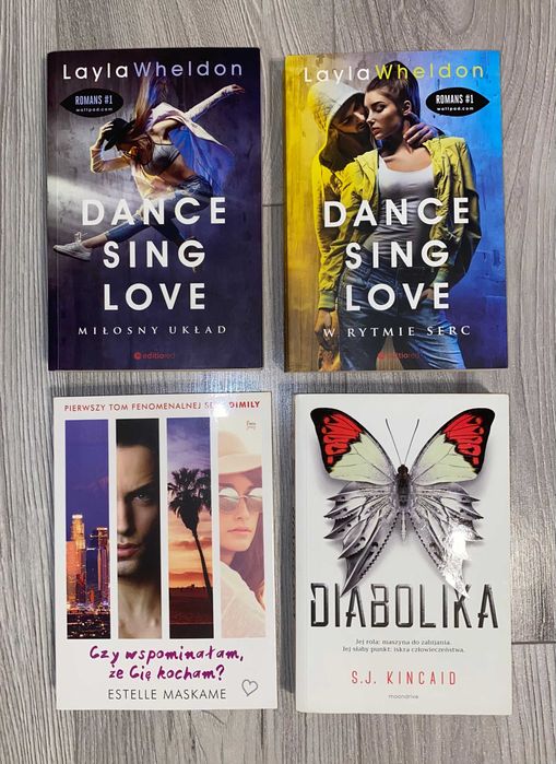 Książki zestaw 4szt