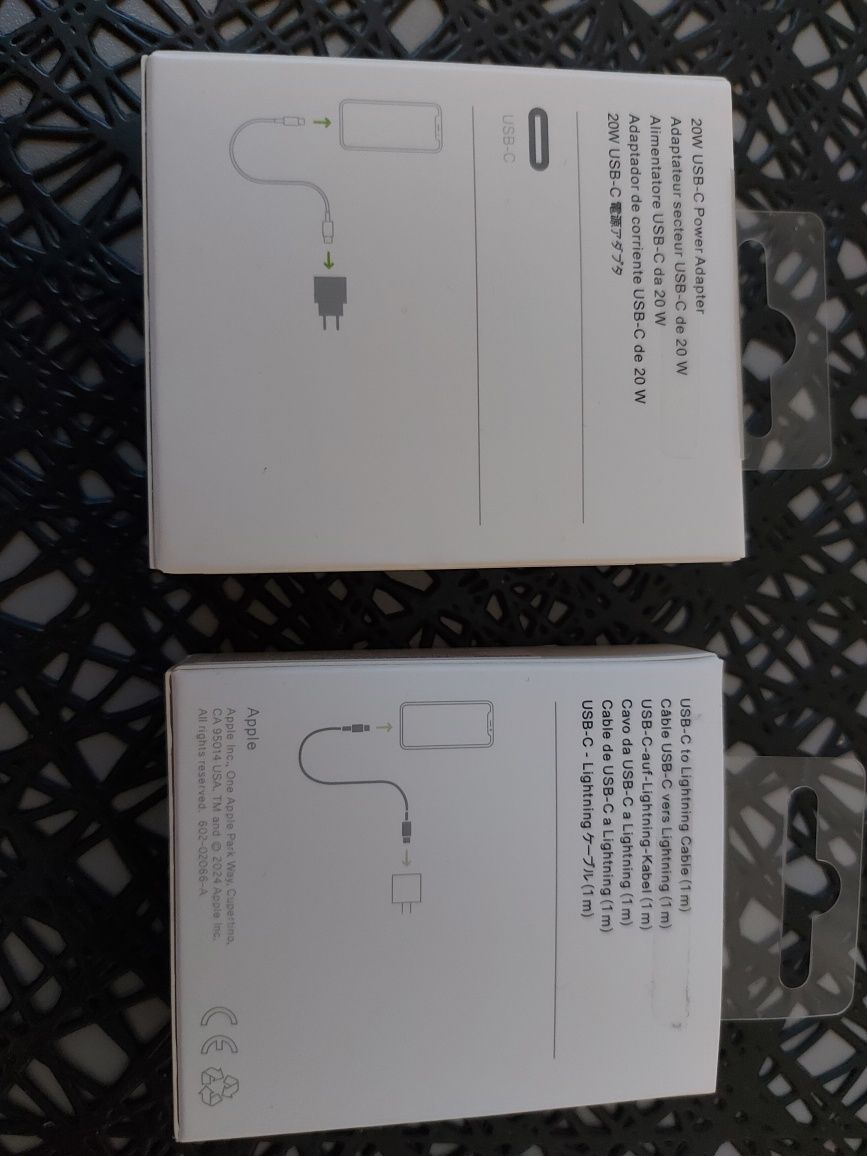 Ładowarka z kablem iphone +gratis adapter do słuchawek