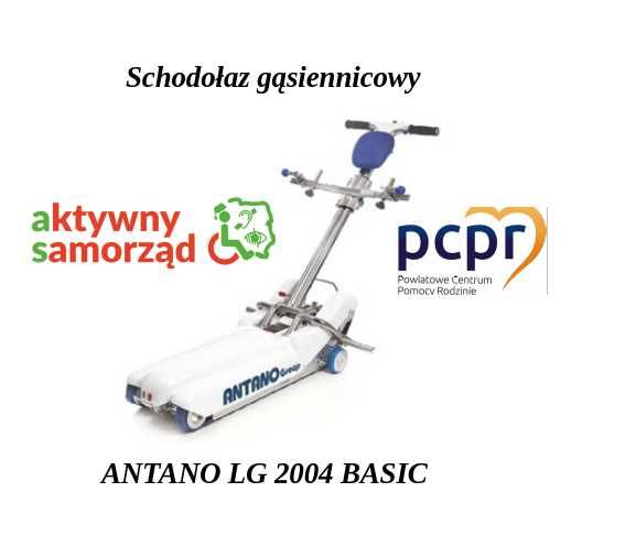 Schodołaz gąsienicowy Antano LG 2004 Basic Dofinansowania. Prezentacja