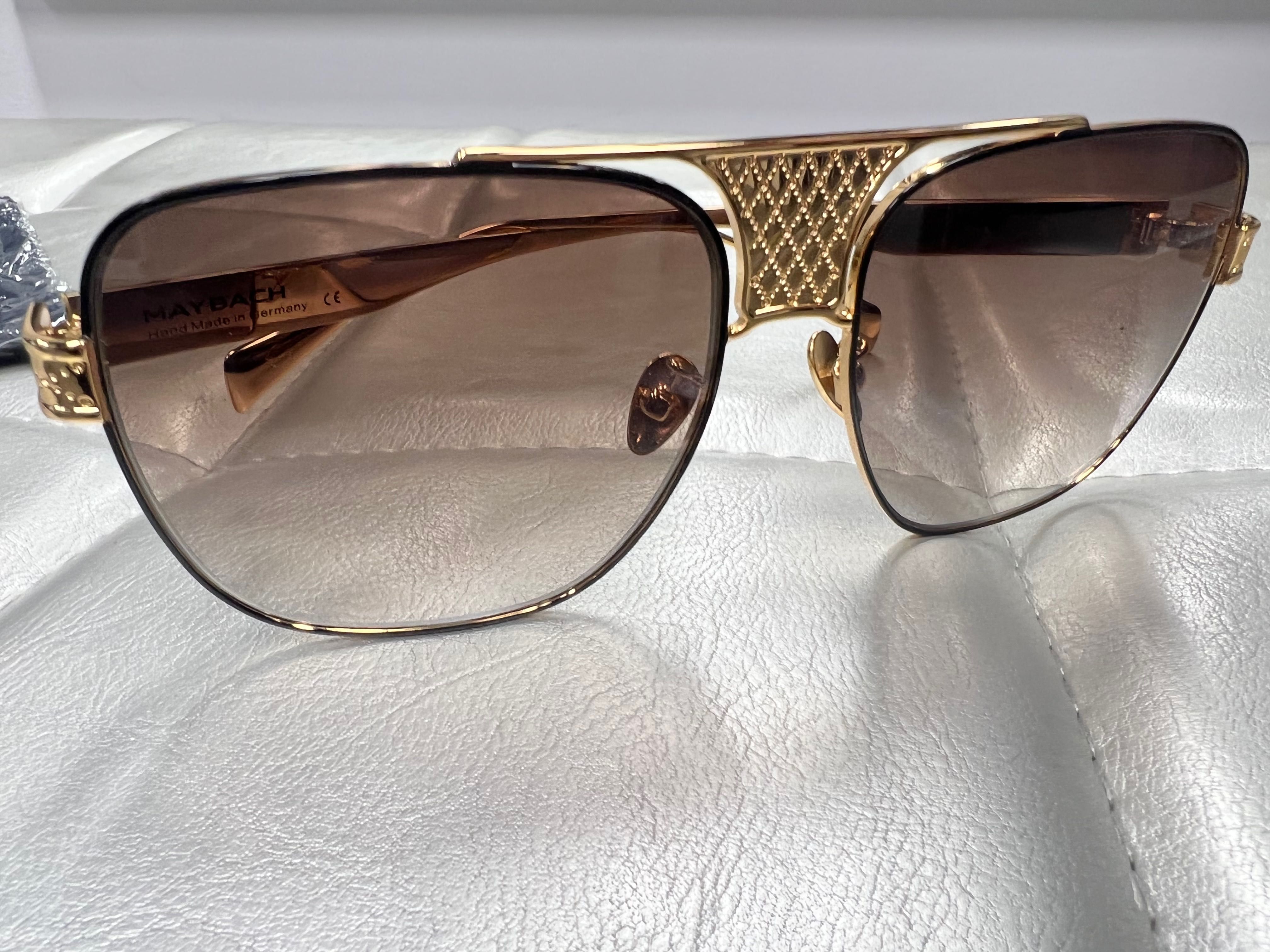 Okulary przeciwsłoneczne Maybach dita gold