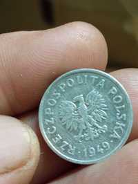 Sprzedam monete siodma 20 groszy 1949 rok bzm