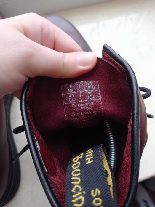 Шкіряні черевики dr martens 43 р